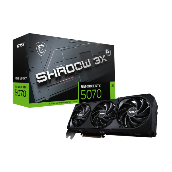 GPU RTX 5070 12GB OC MSI SHADOW X3